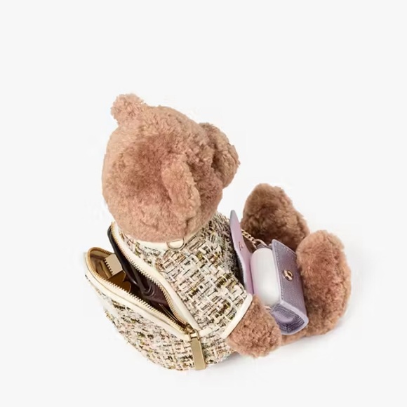 NWT- Kate Spade Oh What Fun 3D Teddy Bear Crossbody - Picture 3 of 9